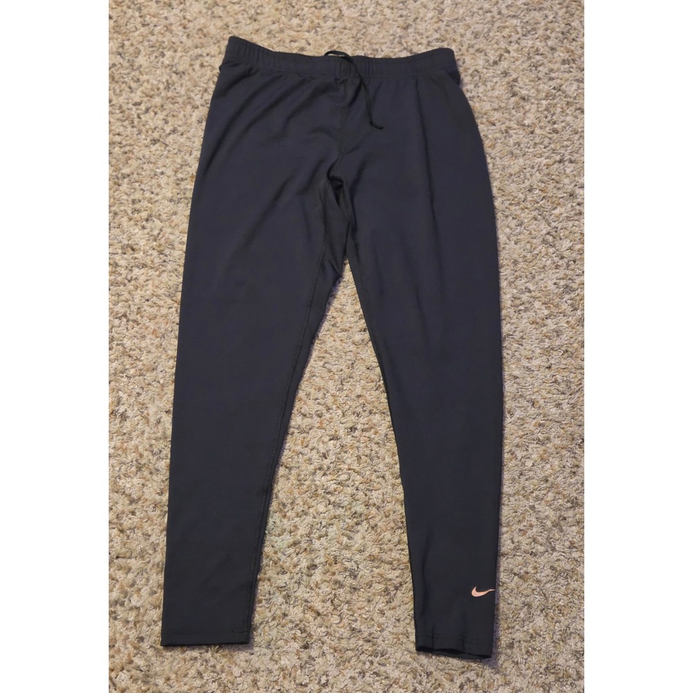Nike Dri-Fit Skinny‎ Leggings Women's Size XL Black Spandex Blend